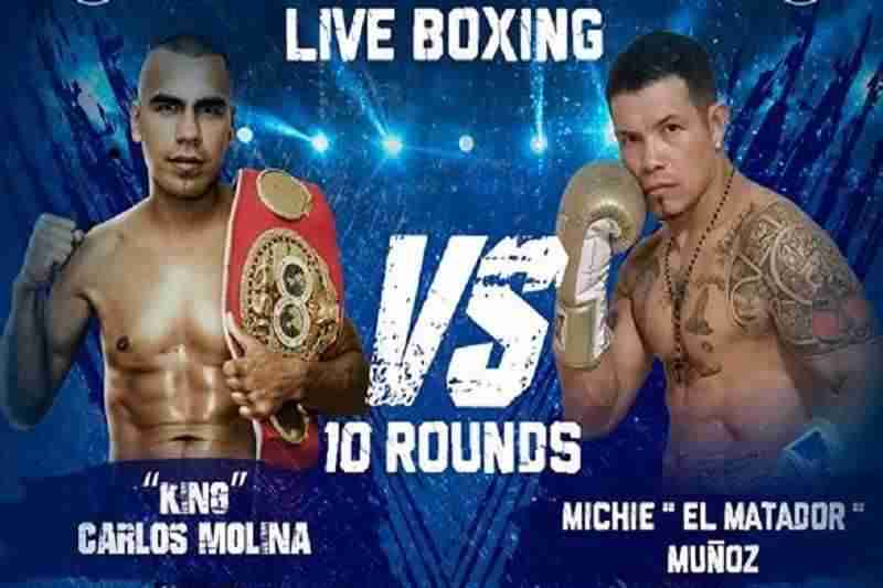 Carlos Molina vs Michi 'El Matador' Munoz, este Sábado 6 de Junio