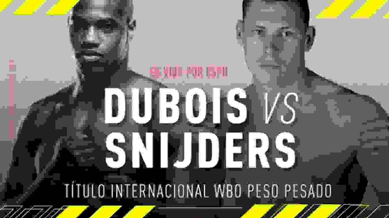 Dubois vs Snijders ESPN