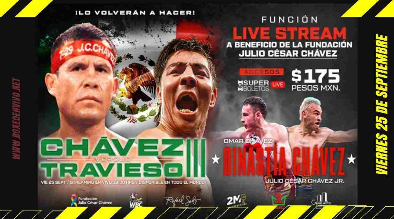 Julio César Chávez vs Jorge “Travieso” Arce el 25 de Septiembre