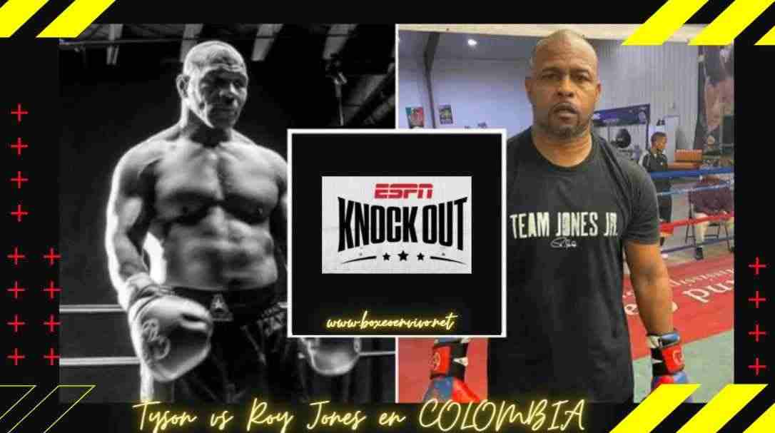 Tyson vs Roy Jones en Colombia. Horario, Canal en Vivo
