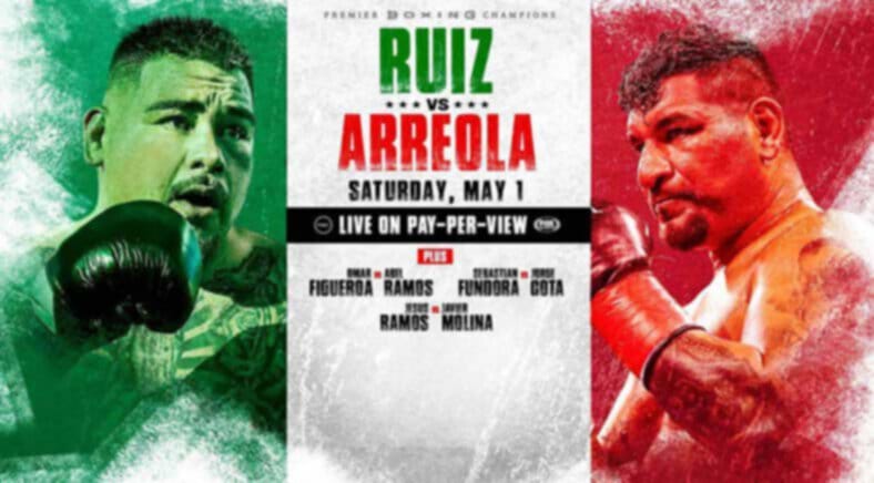 Andy Ruiz vs Chris Arreola Sábado 1 de Mayo