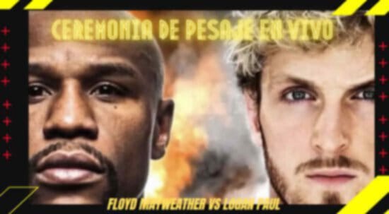 Floyd Mayweather vs Logan Paul: Ceremonia de Pesaje en VIVO Online 