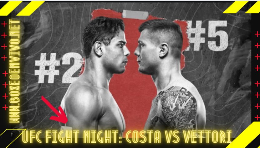 UFC Fight Night: Costa vs Vettori en Vivo