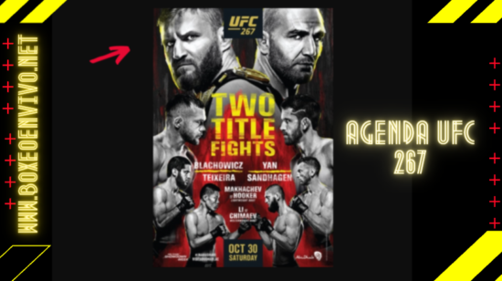 Cartelera UFC 267: Blachowicz vs Teixeira