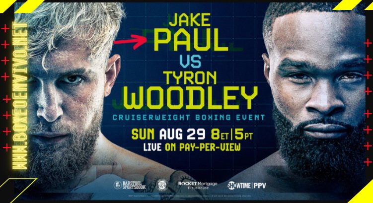 Jake Paul vs Tyron Woodley 2: La Revancha 