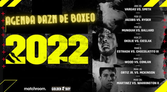 Calendario y Agenda DAZN de Boxeo 2022