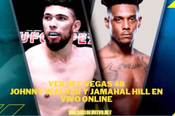 Ver UFC Vegas 48: Johnny Walker y Jamahal Hill en Vivo Online