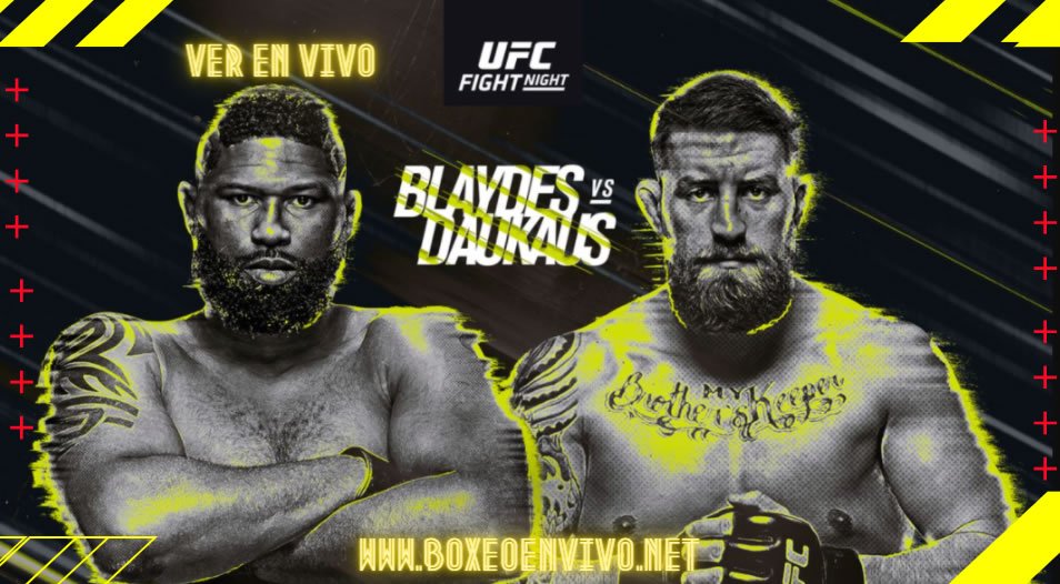 Ver UFC Fight Night: Curtis Blaydes y Chris Daukaus en Vivo