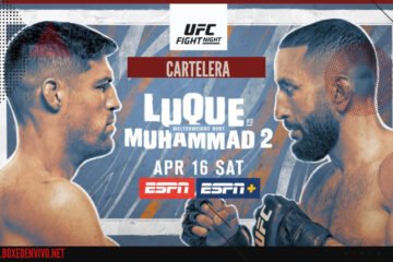UFC Vegas 51: Cartelera Sábado