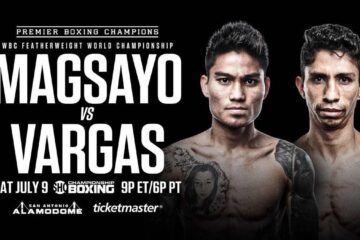 Mark Magsayo vs Rey Vargas, el 9 de Julio por Showtime