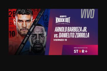 Barboza Jr vs Zorrilla, este Viernes en VIVO por ESPN