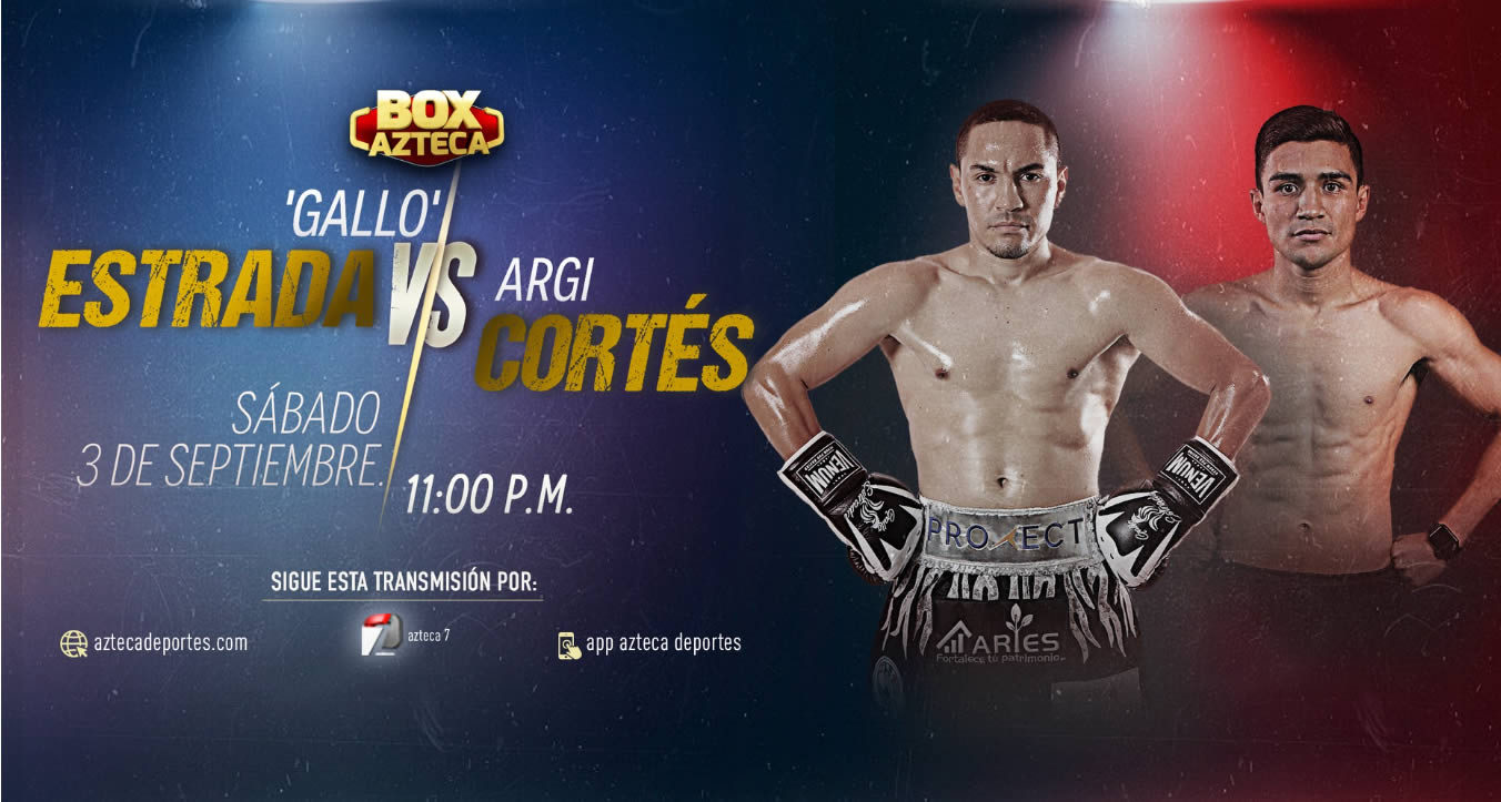 Ver Gallo Estrada vs Cortés en Vivo por TV Box Azteca