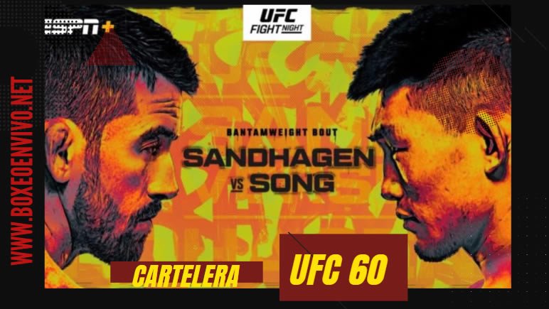 Cartelera de pelea de UFC Vegas 60, Sandhagen vs Song