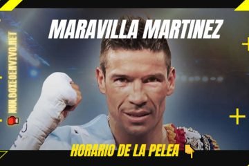 Horario de la pelea Maravilla Martinez vs John Teherán