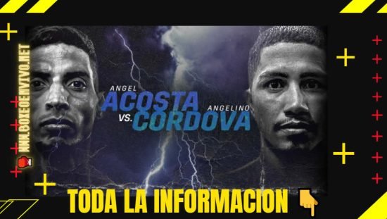 Ángel Acosta vs Angelino Córdova