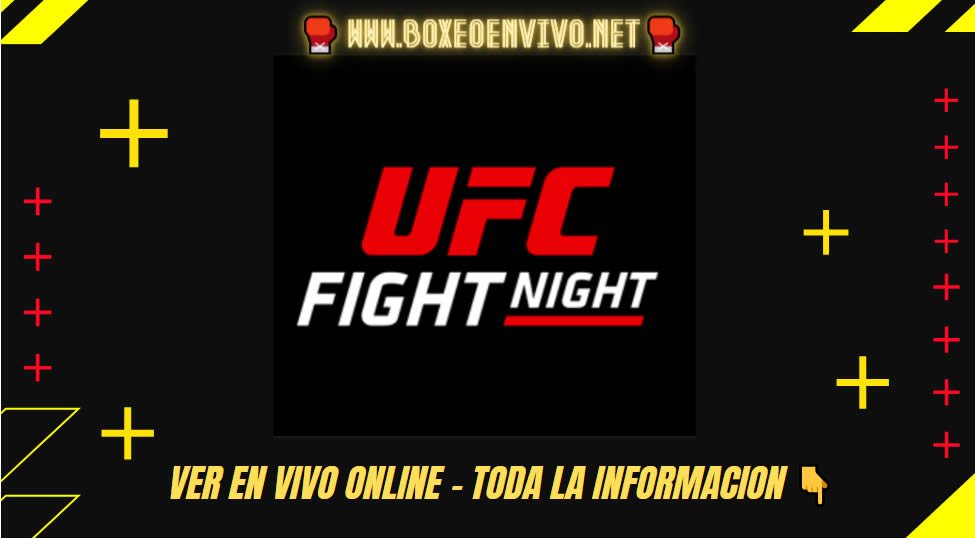 ver UFC Fight Night en vivo online
